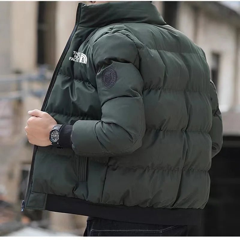 SaneShoppe - Winter Jacket Men Stand Collar Warm Down Jacket Street Fashion Casual Brand Men's Parka North Coat