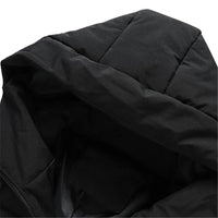 SaneShoppe Thick Cotton Hooded Winter Jacket for Men - Windproof & Stylish Outwear