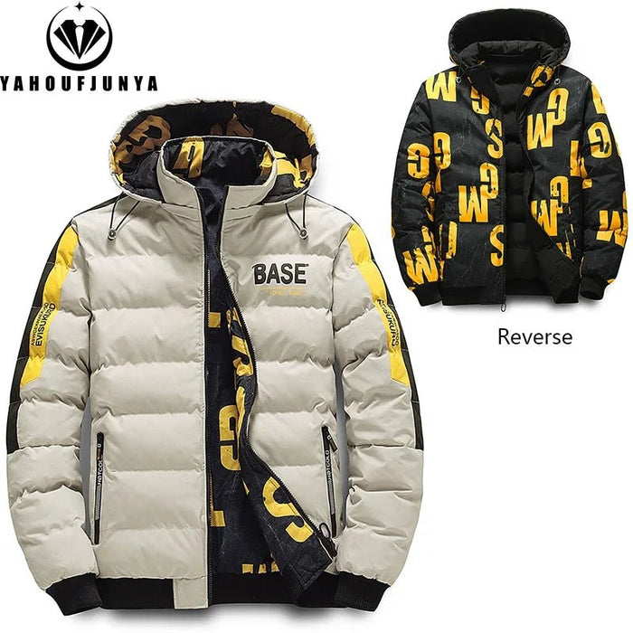 SaneShoppe - Winter Men Outdoor Windbreak Brand Removable Hooded Jacket Men Windbreak Thick Warm Casual Fashion Parka Jacket Coat Male Hots