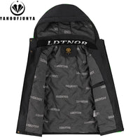 SaneShoppe - Winter Men Outdoor Windbreak Warm Travel Jacket Men Hooded Casual Fashion Sport Waterproof Climbing Trekking Jacket Male Coat