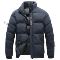 SaneShoppe - Winter Men's Jacket Fashion Men Thermal Parkas Coats Casual Classic Outwear Windbreaker Warm Padded Jackets Men Clothing