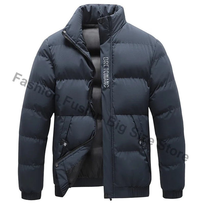 SaneShoppe - Winter Men's Jacket Fashion Men Thermal Parkas Coats Casual Classic Outwear Windbreaker Warm Padded Jackets Men Clothing