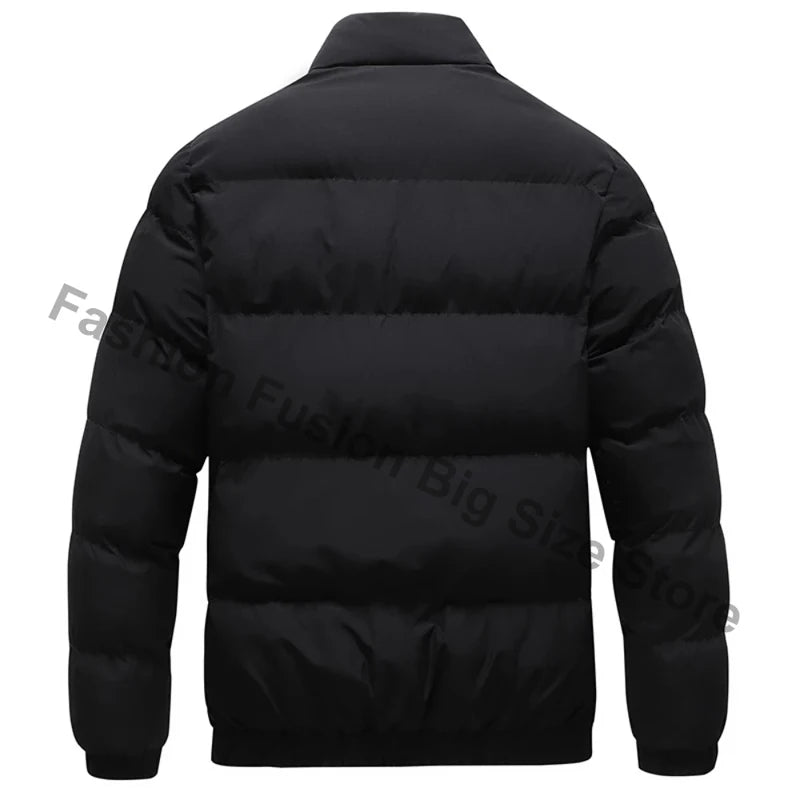 SaneShoppe - Winter Men's Jacket Fashion Men Thermal Parkas Coats Casual Classic Outwear Windbreaker Warm Padded Jackets Men Clothing