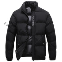 SaneShoppe - Winter Men's Jacket Fashion Men Thermal Parkas Coats Casual Classic Outwear Windbreaker Warm Padded Jackets Men Clothing
