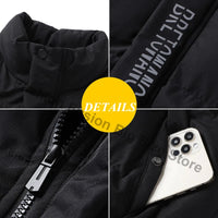 SaneShoppe - Winter Men's Jacket Fashion Men Thermal Parkas Coats Casual Classic Outwear Windbreaker Warm Padded Jackets Men Clothing
