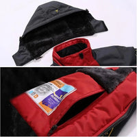 SaneShoppe-Men's Military Hooded Winter Parka Coat with Fur Lining