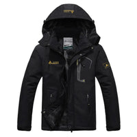 SaneShoppe-Men's Military Hooded Winter Parka Coat with Fur Lining