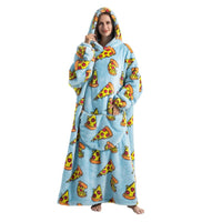 SaneShoppe - Cozy Oversized Sherpa Hoodie Blanket - Winter Warmth for Men and Women