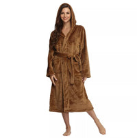 SaneShoppe Hotel Flannel Nightgown Set for Women - Cozy Couple Loungewear
