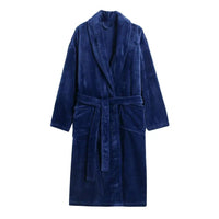 SaneShoppe - Winter Pockets Women's Fleece Robe - Cozy Nightgown