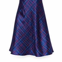 Ladies Satin Chemise Size 8 to 20 in Petit Fleur Print with Faggotting Trim