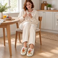 Cozy Winter Gingerbread Slippers for Ultimate Comfort