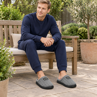 Experience Ultimate Comfort with Men's Winter Suede Slippers