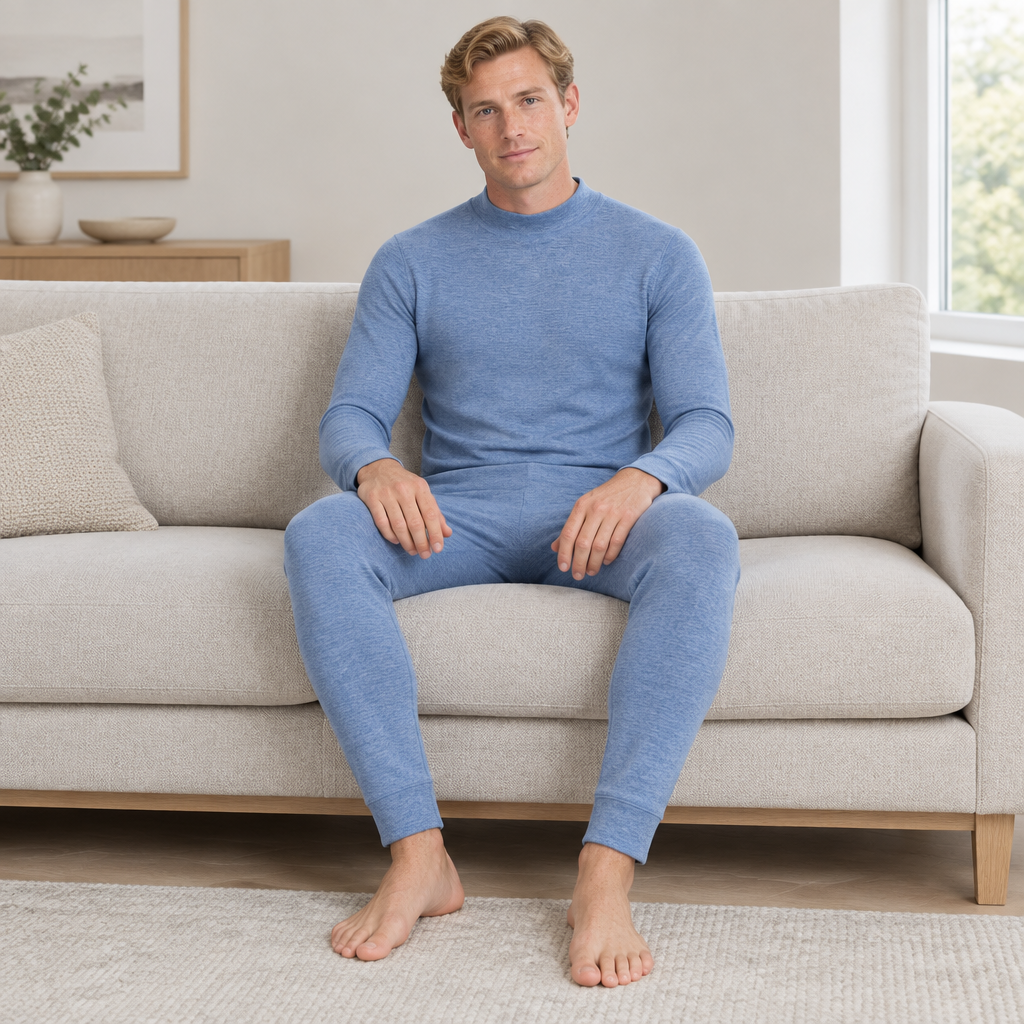 Experience Unmatched Comfort with Our Cashmere Thermal Couples Set