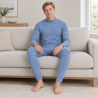 Experience Unmatched Comfort with Our Cashmere Thermal Couples Set
