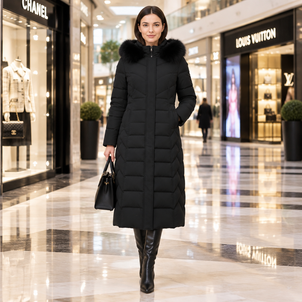 Elevate Your Style with Our Elegant Long Cotton Coat