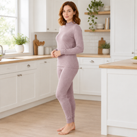 Experience Unmatched Comfort with Our Cashmere Thermal Couples Set