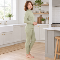 Cozy Cashmere Thermal Couples Set for Autumn & Winter Comfort