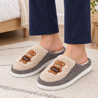 Experience Ultimate Comfort with Our Warm Bears Fur Slippers for Women