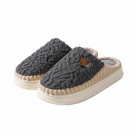 Cozy Winter Furry Slippers for Couples – Stay Warm and Comfortable Indoors