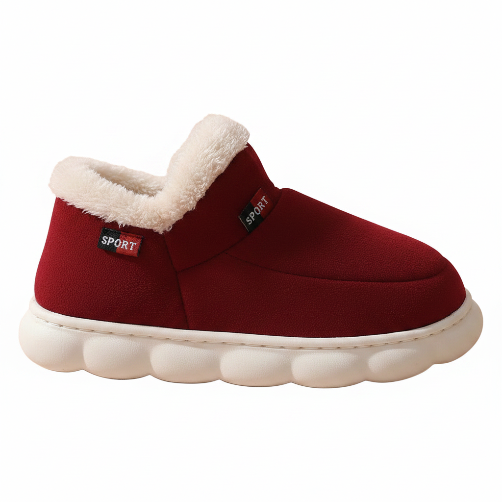 Bebealy Winter Men Slippers - Cozy and Stylish Indoor-Outdoor House Shoes