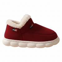 Bebealy Winter Men Slippers - Cozy and Stylish Indoor-Outdoor House Shoes