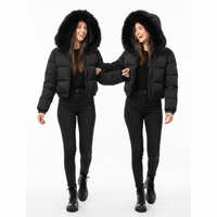 Elevate Your Style with Our Women's Cropped Padded Coat