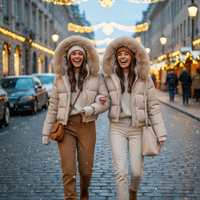 Elevate Your Style with Our Women's Cropped Padded Coat