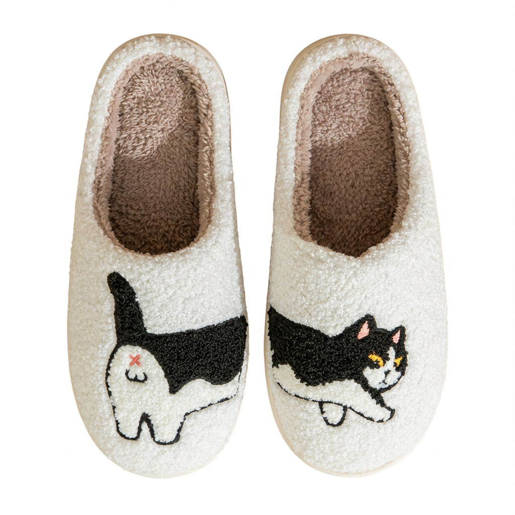 Cozy Cartoon Cotton Slippers: Unmatched Comfort for Home and Beyond