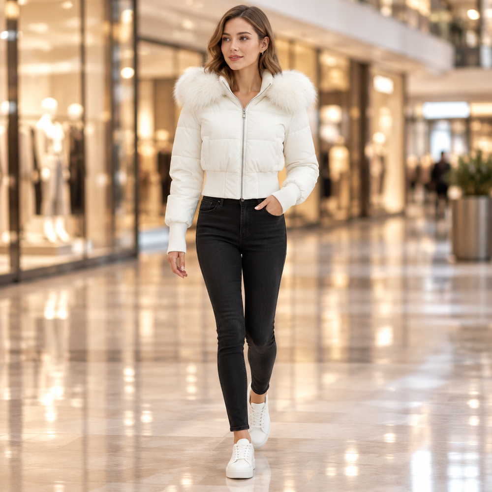 Stay Stylish and Warm with Our Womens Winter Casual Down Coat
