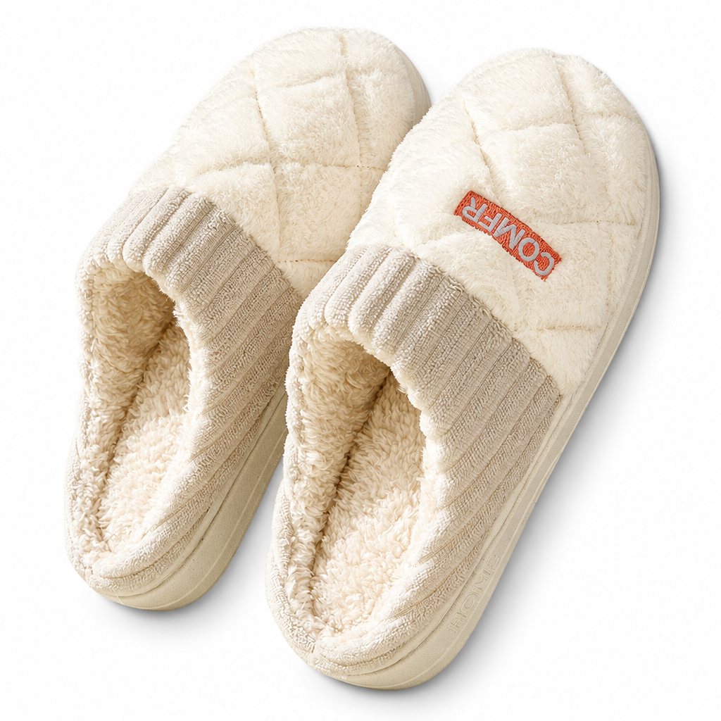 Plush Non-slip Cozy Slippers for Couples: Embrace Winter Comfort Together