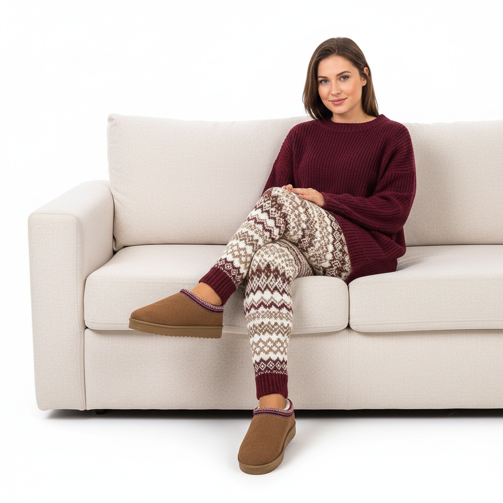 Cozy and Chic Women's Woven Snow Boots for Winter Comfort