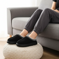 Men's Faux Suede Home Slippers - Comfortable & Stylish Indoor Footwear