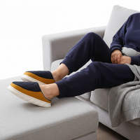 Bebealy Winter Men Slippers - Cozy and Stylish Indoor-Outdoor House Shoes