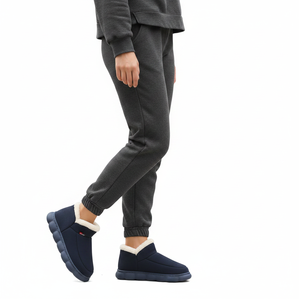 Bebealy Winter Men Slippers - Cozy and Stylish Indoor-Outdoor House Shoes