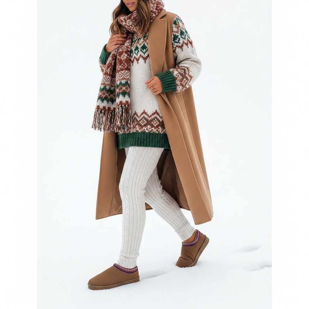 Cozy and Chic Women's Woven Snow Boots for Winter Comfort