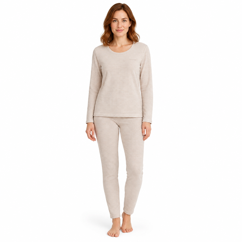 Luxury Cashmere Silk Thermal Set: Cozy Elegance for Autumn and Winter